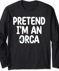 Funny Orca Lover Graphic for Women Men Kids Orca Lover Long Sleeve T-Shirt