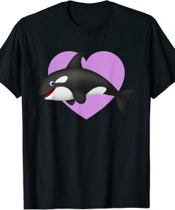 I Love Whales Happy Cute Killer Whale T-Shirt