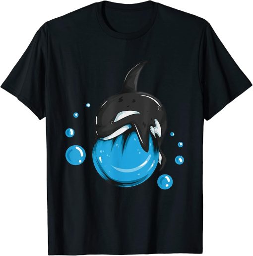 Orcas love water Recreational Whale Whale Protectors Orca T-Shirt